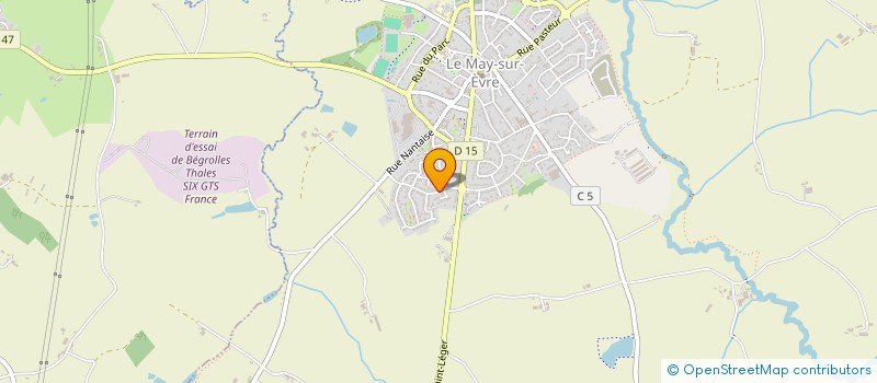 localisation de l'entreprise LB HABITAT  LE MAY-SUR-EVRE