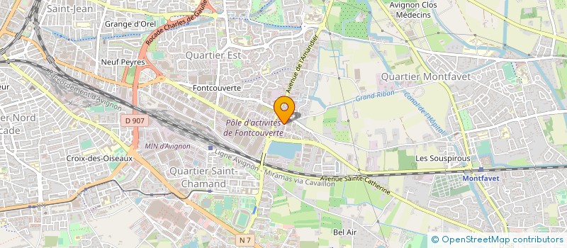 localisation de l'entreprise LB HOLDING  AVIGNON