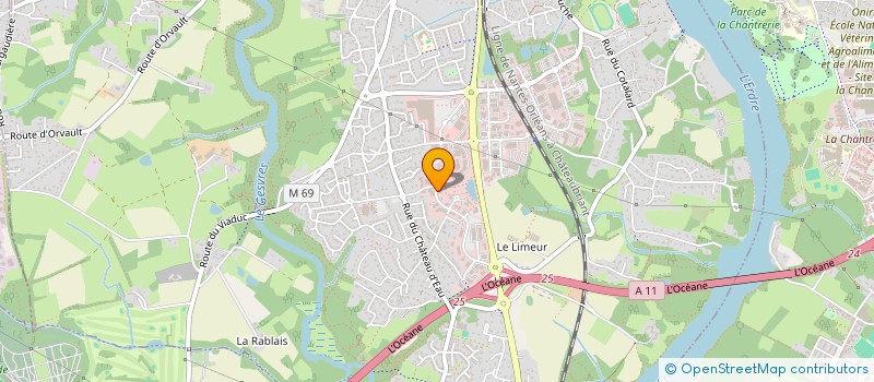 localisation de l'entreprise LB IMMO  LA CHAPELLE-SUR-ERDRE