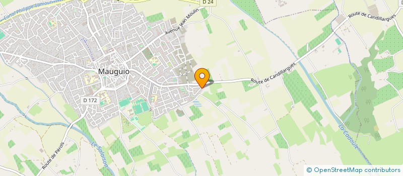 localisation de l'entreprise LB IMMO  MAUGUIO