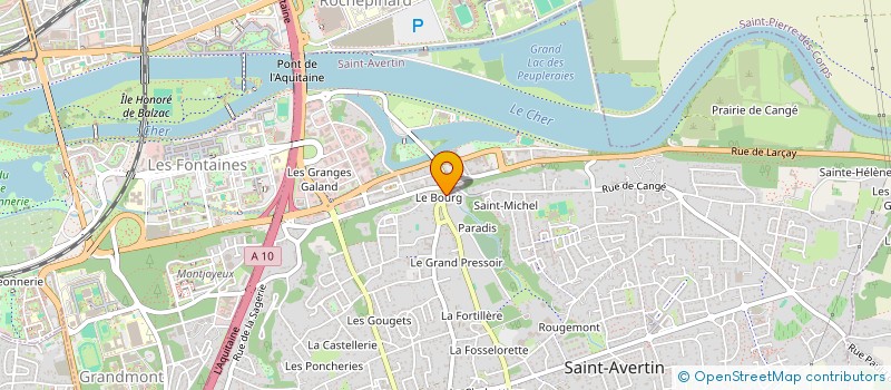 localisation de l'entreprise LB IMMO à SAINT-AVERTIN