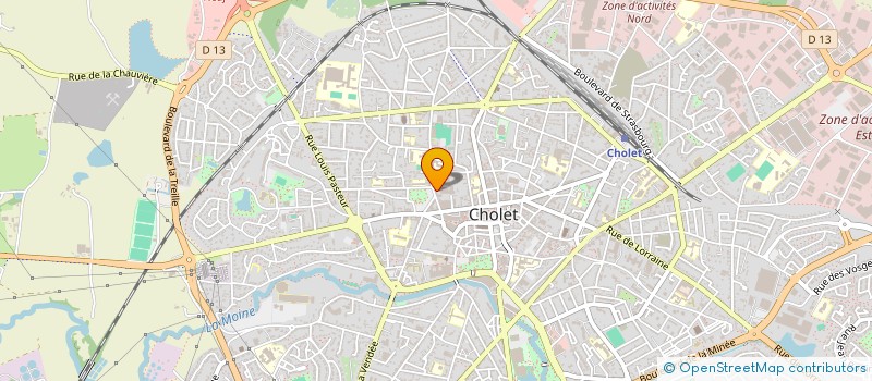 localisation de l'entreprise LB IMMO  CHOLET