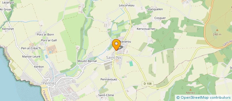 localisation de l'entreprise LB IMMO  SAINT-NIC