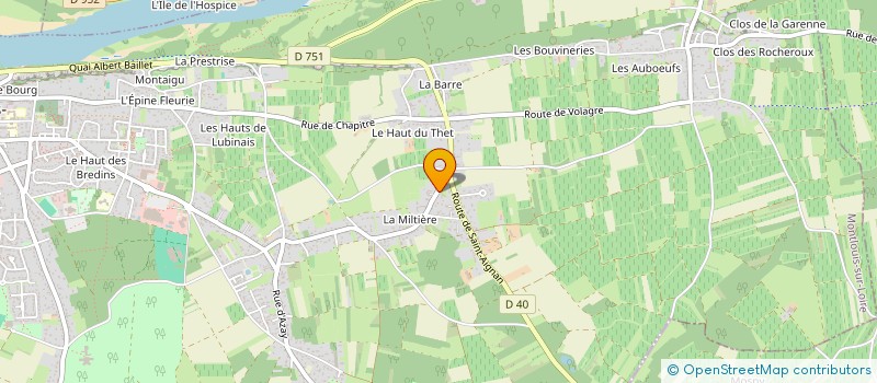 localisation de l'entreprise LB IMMO  MONTLOUIS-SUR-LOIRE