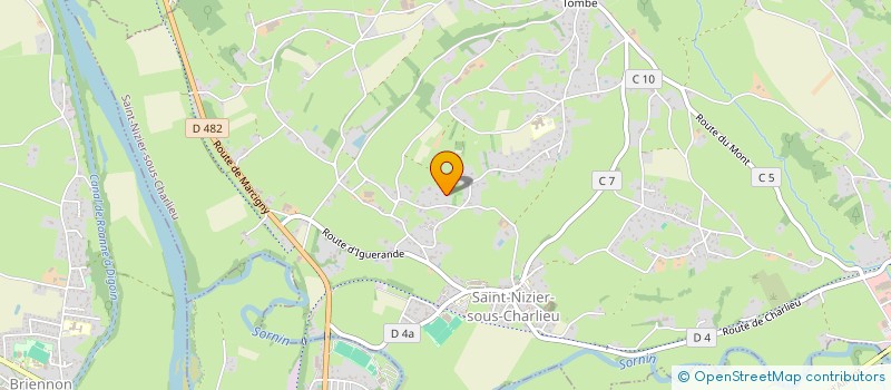 localisation de l'entreprise LB IMMO  SAINT-NIZIER-SOUS-CHARLIEU