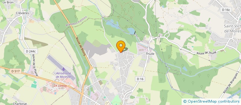 localisation de l'entreprise LB IMMO  MORESTEL