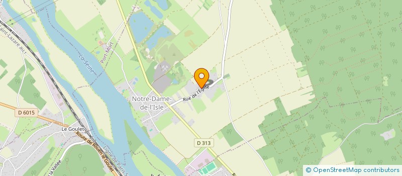 localisation de l'entreprise LB IMMOBILIER  NOTRE-DAME-DE-L'ISLE