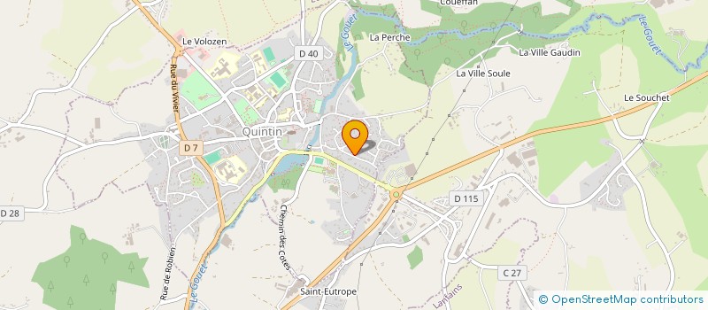 localisation de l'entreprise LB IMMOBILIER  SAINT-BRANDAN