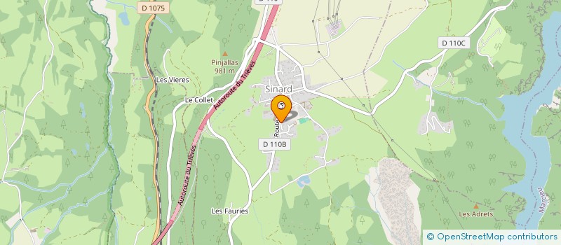 localisation de l'entreprise LB INTERIEUR & JARDIN  SINARD