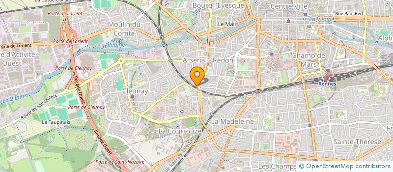 localisation de l'entreprise LB INVEST 44  RENNES