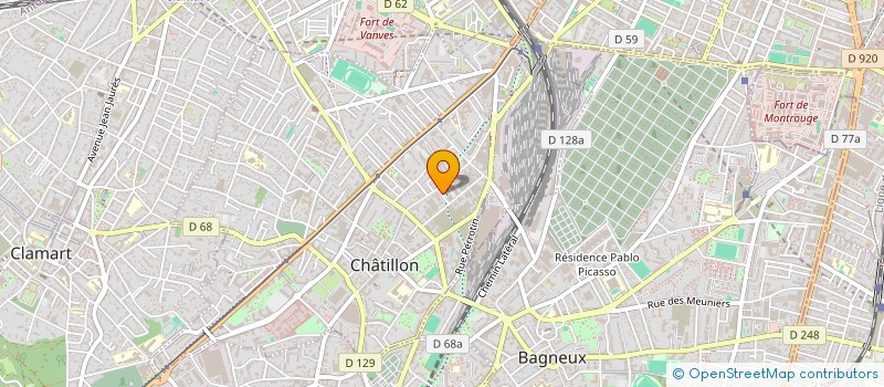 localisation de l'entreprise LB INVEST  CHATILLON