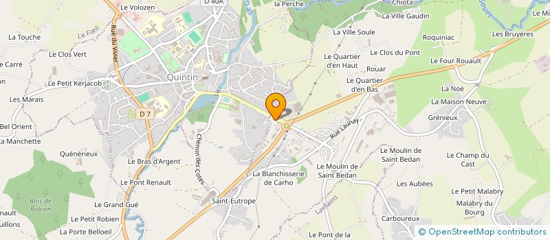 localisation de l'entreprise LB INVEST  SAINT-BRANDAN