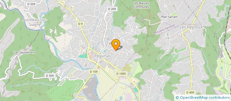 localisation de l'entreprise LB INVEST  PEGOMAS