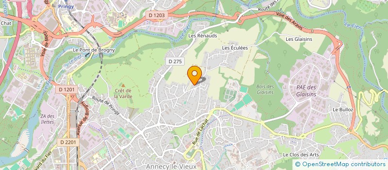 localisation de l'entreprise LB INVEST à ANNECY