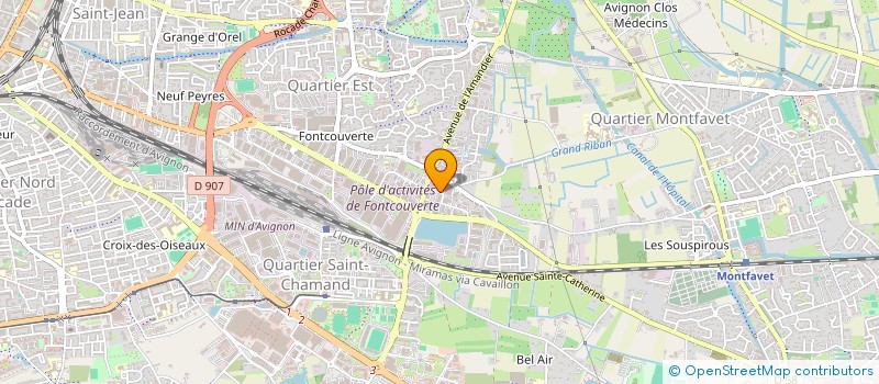 localisation de l'entreprise LB INVEST  AVIGNON