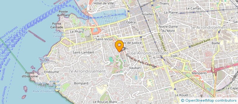 localisation de l'entreprise LB INVEST  MARSEILLE