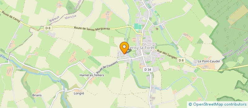 localisation de l'entreprise LB INVEST  CERISY-LA-FORET