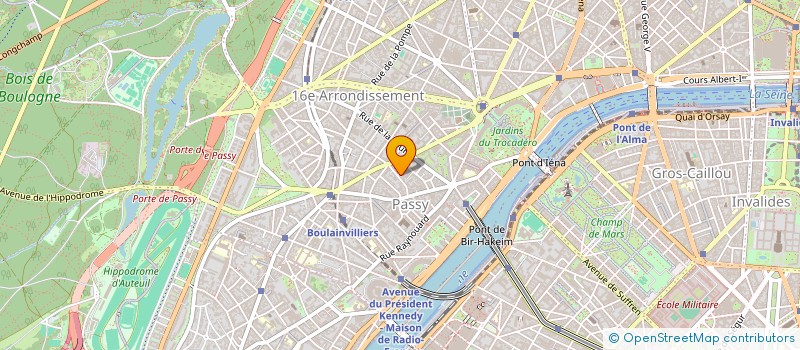 localisation de l'entreprise LB INVEST  PARIS