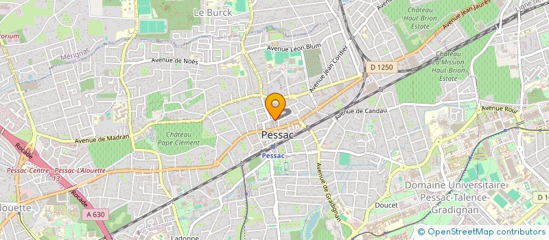 localisation de l'entreprise LB INVESTISSEMENT  MERIGNAC