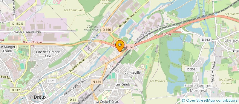 localisation de l'entreprise LB INVESTISSEMENTS à DREUX
