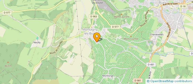 localisation de l'entreprise LB INVESTISSEMENTS  MONTAGNY-LES-BUXY