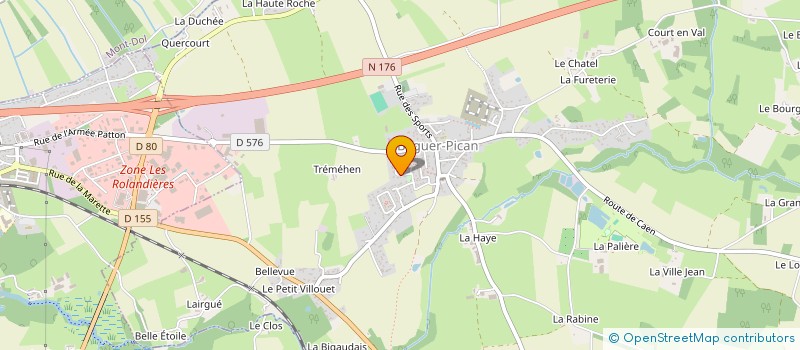 localisation de l'entreprise LB ISOLATION  ROZ-LANDRIEUX