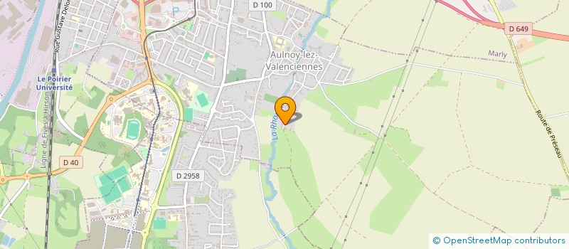 localisation de l'entreprise LB-IT  AULNOY-LEZ-VALENCIENNES