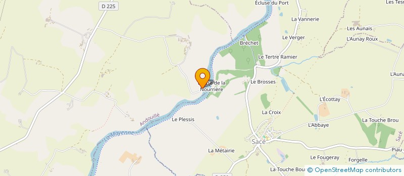 localisation de l'entreprise LB L'AUTHENTIQUE  SAINT-GERMAIN-LE-FOUILLOUX