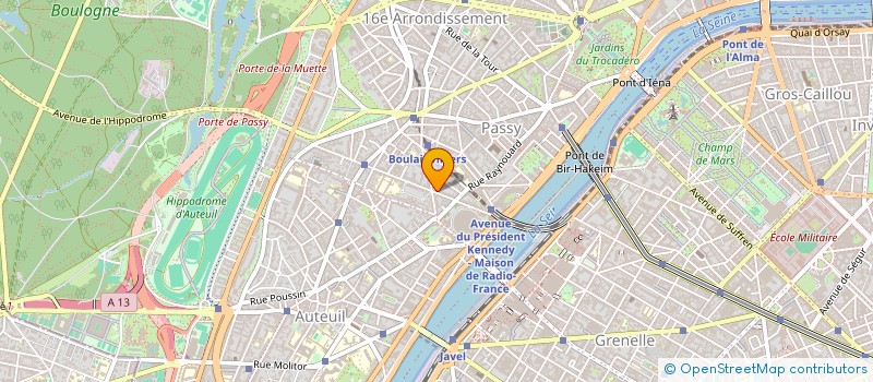 localisation de l'entreprise LB LA BOITE  PARIS