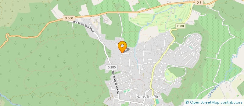 localisation de l'entreprise LB LA-VALETTE-DU-VAR  NANS-LES-PINS