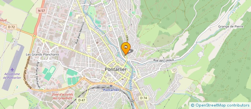 localisation de l'entreprise LB LAVAGE  PONTARLIER