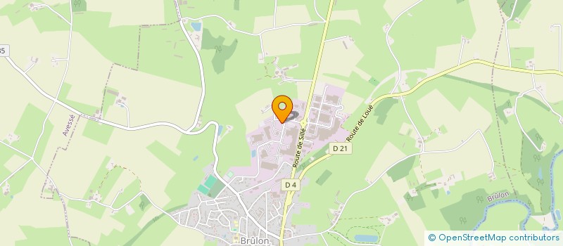 localisation de l'entreprise LB LAVAGE  BRULON