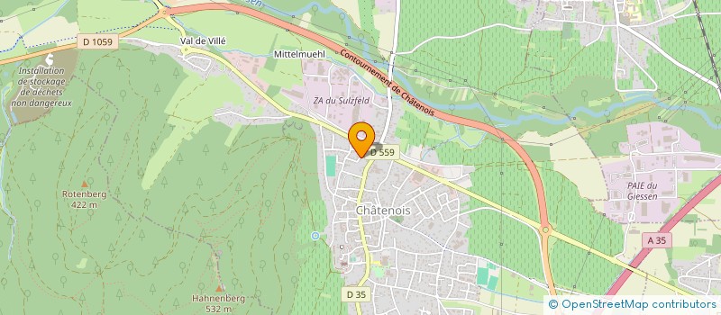 localisation de l'entreprise LB&LS INVESTISSEMENT  CHATENOIS