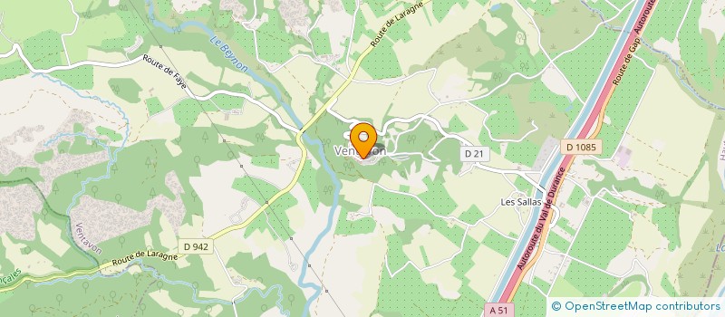 localisation de l'entreprise LB MAITRISE D'OEUVRE  VENTAVON