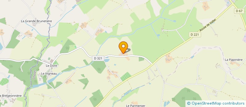 localisation de l'entreprise LB NETTOYAGE ET HYGIENE à MONTREVAULT-SUR-EVRE