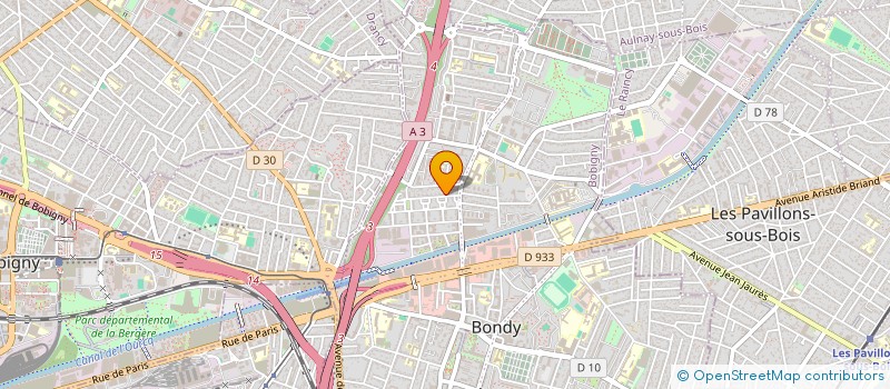 localisation de l'entreprise LB OBSEQUES  BONDY