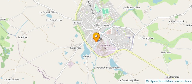 localisation de l'entreprise LB PAL  SAINT-MARTIN-DE-FRAIGNEAU