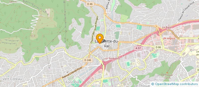 localisation de l'entreprise LB PATRIMOINE  TOULON