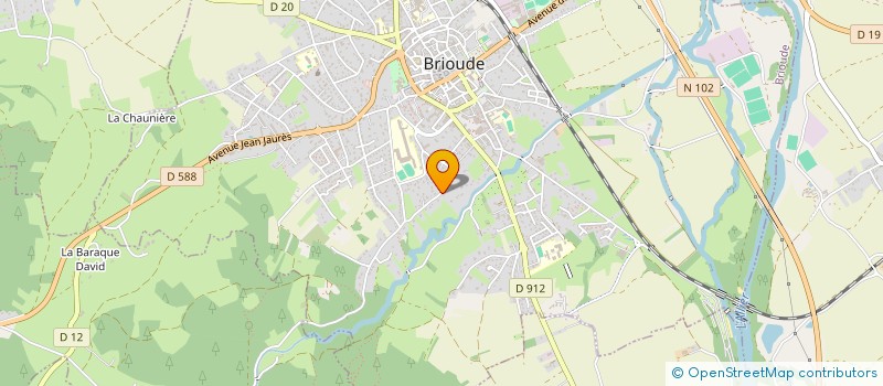 localisation de l'entreprise LB PATRIMOINE  BRIOUDE