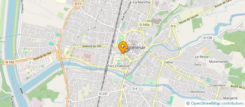 localisation de l'entreprise LB PATRIMOINE  MONTELIMAR