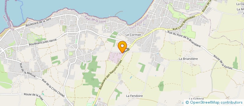 localisation de l'entreprise LB PAYSAGE à LA PLAINE-SUR-MER