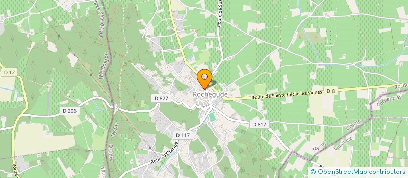 localisation de l'entreprise LB PAYSAGE  ROCHEGUDE