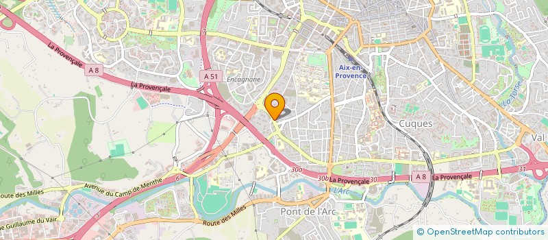 localisation de l'entreprise LB PAYSAGISTE à AIX-EN-PROVENCE