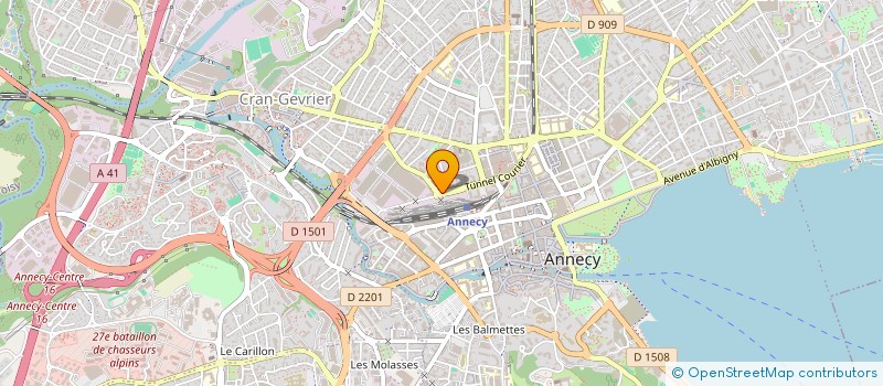 localisation de l'entreprise LB PEINTURE à ANNECY