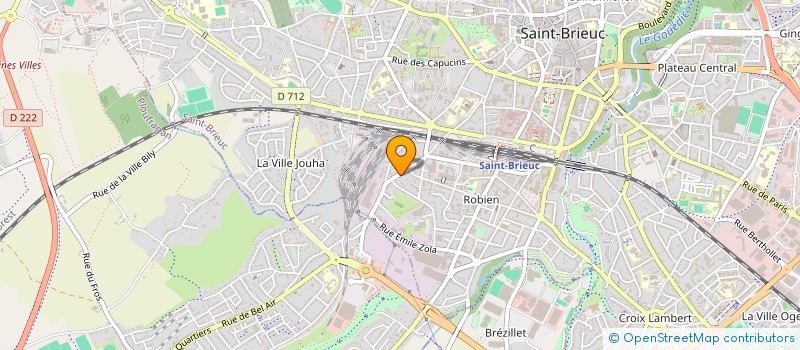 localisation de l'entreprise LB PEINTURE à SAINT-BRIEUC