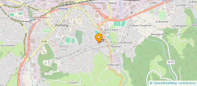 localisation de l'entreprise LB PERFORMANCE PLUS  FIRMINY