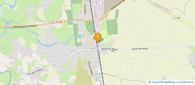 localisation de l'entreprise LB PIECES AUTO à VERTON