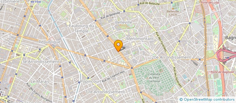localisation de l'entreprise LB PRESTATIONS DE SERVICE à PARIS