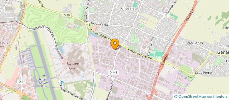 localisation de l'entreprise LB REALISATION  CHASSIEU