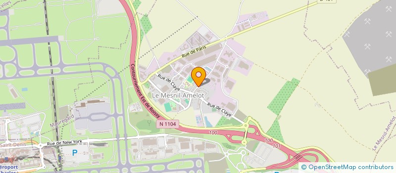 localisation de l'entreprise LB RENOVATION ET CONSTRUCTION  LE MESNIL-AMELOT